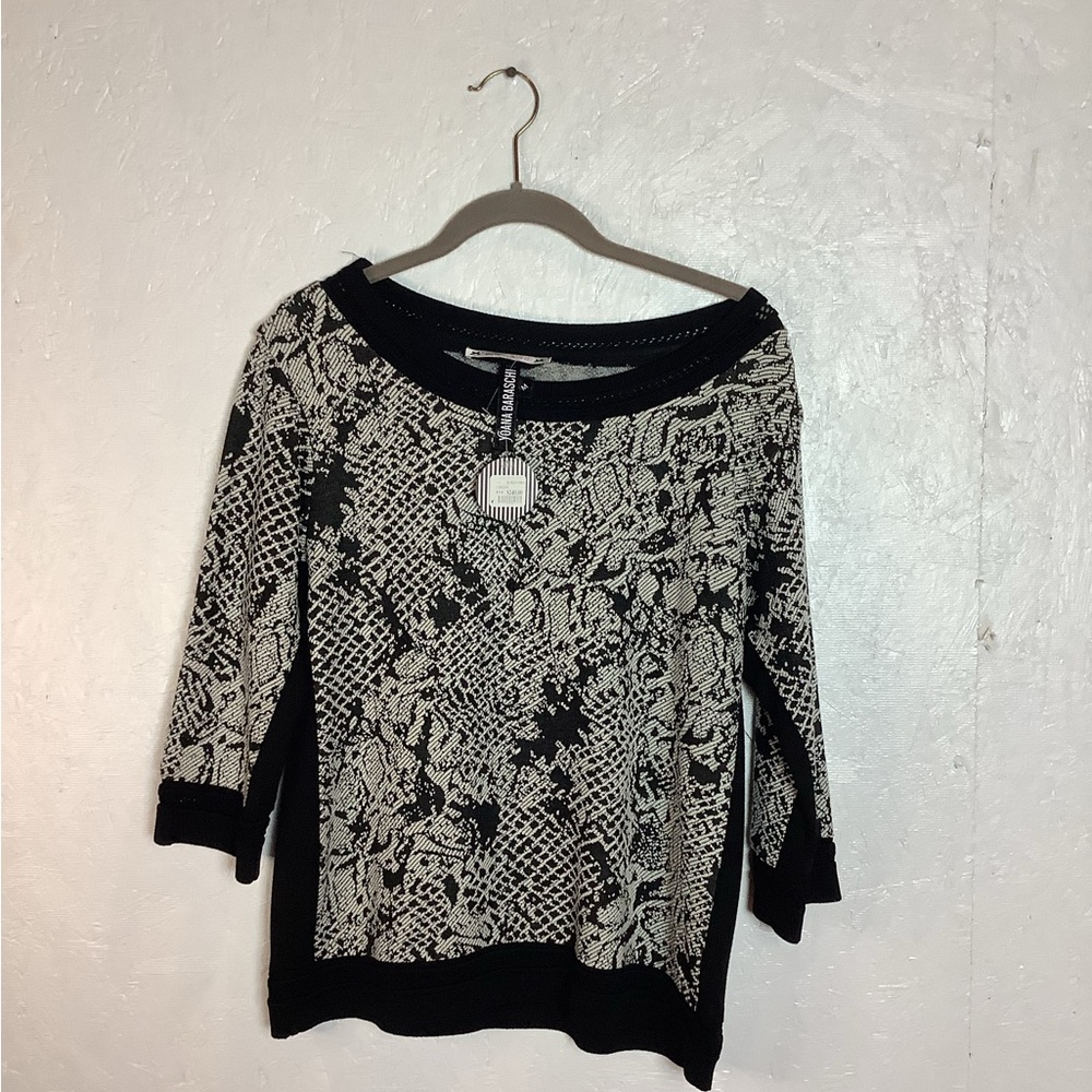 Yoana Baraschi black and white printed blouse